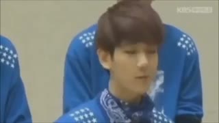 لحظات خنده دار بکهیون ...