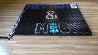 دومینویی زیبا داخل خانه