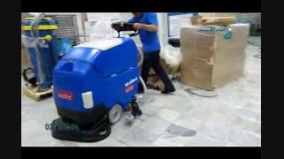 زمینشوی اسکرابر_دستگاه شستشوی کف سالن ها_سری جدید زمین شوی