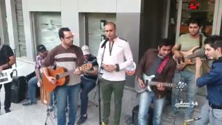 حمید حامی. اجرای خیابانی