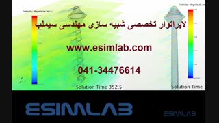 شبیه سازی ارتعاش برج میلاد تحت اثر ورتکس باد-اندر کنش سیال سازه و کوپل دو طرفه اباکوس استار سی سی ام