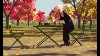 انیمیشن جالب پیرمرد توهمی