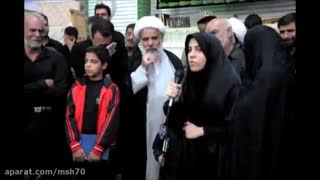 سخنان تکان دهنده همسر شهید مدافع حرم کمیل قربانی