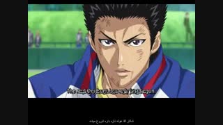 قهرمانان تنیس فصل دوم قسمت 2 با زیرنویس فارسی (هارد ساب)  prince of tennis II episode 2