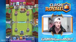 نبرد Molt و نفر اول ایران M&M در کلش رویال