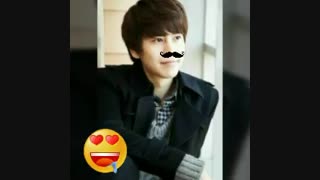 اینم عکس کیو هیون و من ذوق مرگ فقط یادتون باشه حسودی نکنین