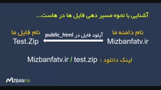 نحوه ساخت لینک دانلود برای فایل ها در سی پنل