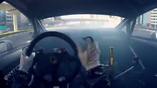 حرکات زیبای کن بلاک با ماشین  در دبی