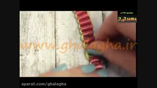 ساخت دستبند با نی