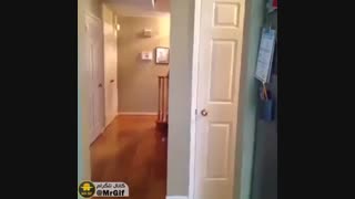 بالاخره با استفاده از دوربین مداربسته از روح خونمون ویدیو گرفتم