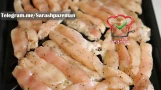 آموزش فینگرفود - طرز تهیه اسنک مرغ