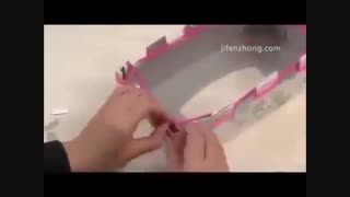 بافت شالگردن با جعبه دستمال کاغذی