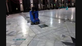 دستگاه کف شوی سرنشین دار( اسکرابر با راننده ) - زمین شوی بزرگ صنعتی