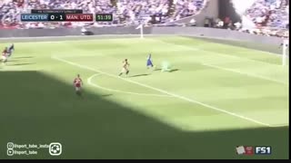 لسترسیتی ۱-۲ منچستر یونایتد