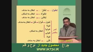 زبان عربی ( فعل امر اجوف )
