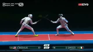 فینال شمشیر بازی : ایتالیا ۱۵-۱۱ امریکا