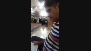محمدحسین قنبرپوردر حرم اقا امام رضا (ع)