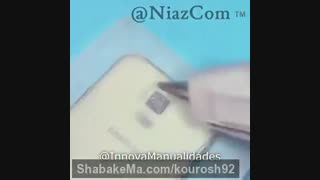 درست کردن قاب موبایل با چسب حرارتی