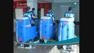 اسکرابر با سرنشین - زمین شوی راننده دار -براق کردن اپکسی