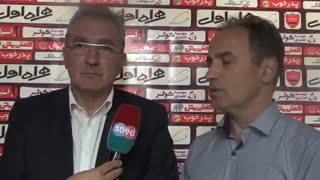 مصاحبه با برانکو در مورد آخرین وضعیت رامین رضاییان ابرسانی پوست