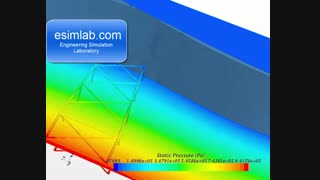 شبیه سازی اندر کنش سیال سازه-کوپل دو طرفه-TWO WAY FSI- ABAQUS FLUENT STAR-CCM