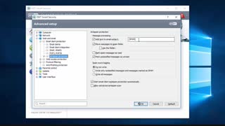 آموزش ESET Smart Security 25 تنظیمات پیشرفته Web and Email