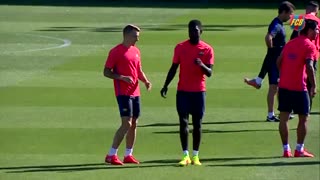 تمرین امروز بارسلونا