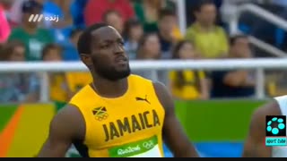 دوی ۱۰۰ متر مردان : سومی حسن تفتیان در دور مقدماتی