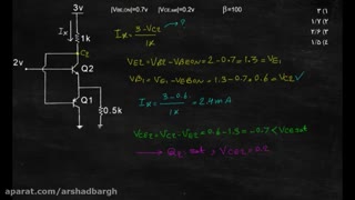 ارشد برق - ویدئو شماره 4 -الکترونیک- حل تست سراسری سال 89