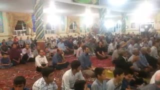 مدیحه سرایی کربلایی سعید پور علی در مراسم جشن رضوی قاضی جهان