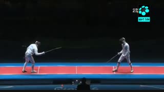 رده بندی و فینال شمشیربازی اسلحه اپه تیمی مردان : قهرمانی فرانسه