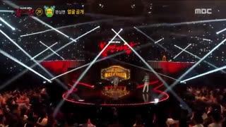 در آوردن ماسک حنجره ی طلایی آسیا (جئون جانگ کوکBTS) در برنامه ی King of masked singer-bts jungkook