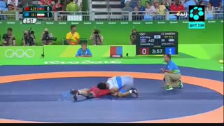 کشتی فرنگی ۸۵کیلو : برتری اخلاقی برابر نماینده آذربایجان