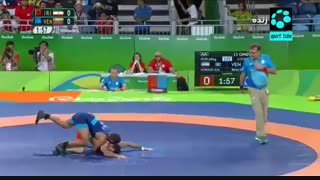 کشتی فرنگی ۶۶ کیلو : برتری ۲-۱ امید نوروزی برابر نماینده ونزوئلا
