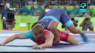 فینال کشتی فرنگی ۸۹ کیلو : قهرمانی آرتور الکسانیان از ارمنستان