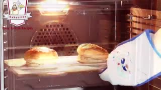 آموزش نان ساندویچ همبرگر