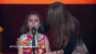 آتش بازی آواز دختر بچه سوری در voice kids عربی