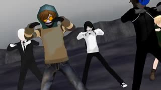 کلیپ رقص اعضای creepypasta با آهنگ zero