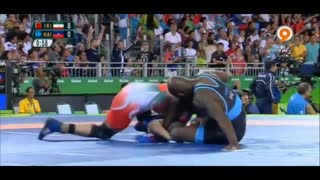 المپیک ریو 2016 : پیروزی با اقتدار حسن یزدانی مقابل هائیتی