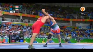 المپیک  ریو ۲۰۱۶: پیروزی کمیل قاسمی مقابل گرجستان و صعود به نیمه نهایی - گام چهارم