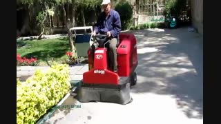 سوییپر سرنشین دار -جارو محوطه ها - نظافت مکان های وسیع -شرکت ابراهیم