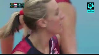 نیمه نهایی والیبال زنان : صربستان ۳-۲ امریکا