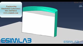 اندر کنش سیال سازه در مخزن - اباکوس- ALE ABAQUS ANSYS AUTODYN