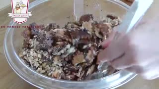 کیک یخچالی موزاییکی