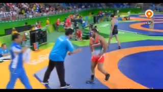 المپیک ۲۰۱۶ پیروزی قاطعانه رضا یزدانی مقابل ترکیه