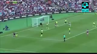 وستهام ۱-۰ بورنموث