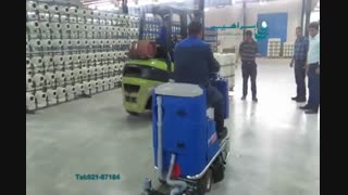 www.ebrahimco.com  - اسکرابر با راننده - زمین شوی ( برای نظافت صنعتی )