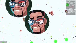 AGAR.IO : Ghost with PUMBA دو بازیکن محبوب اگاریو