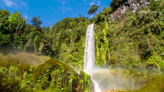 HD آبشار و رودخانه همراه با صدای ولقعی اش