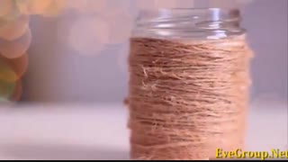 خلاقیت در ساخت دکوری های جذاب با شیشه های مربا !